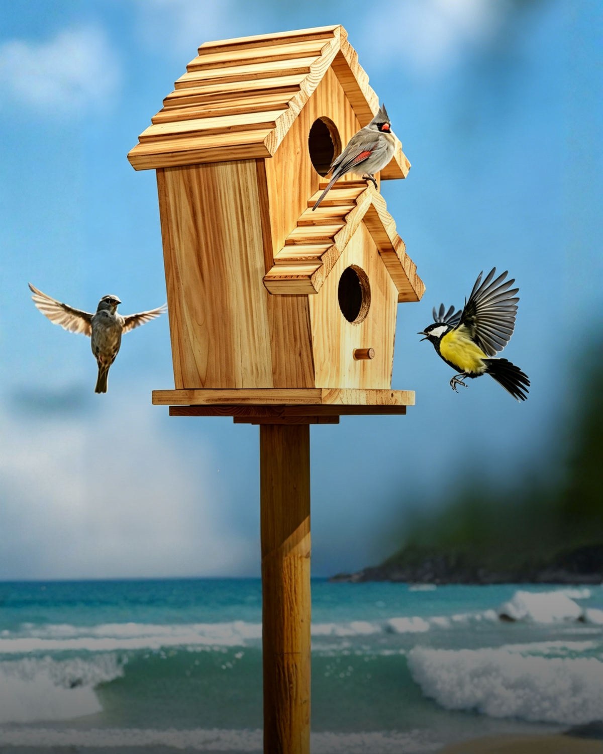 Multi-Room Birdhouse