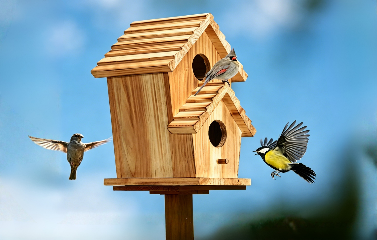 Multi-Room Birdhouse